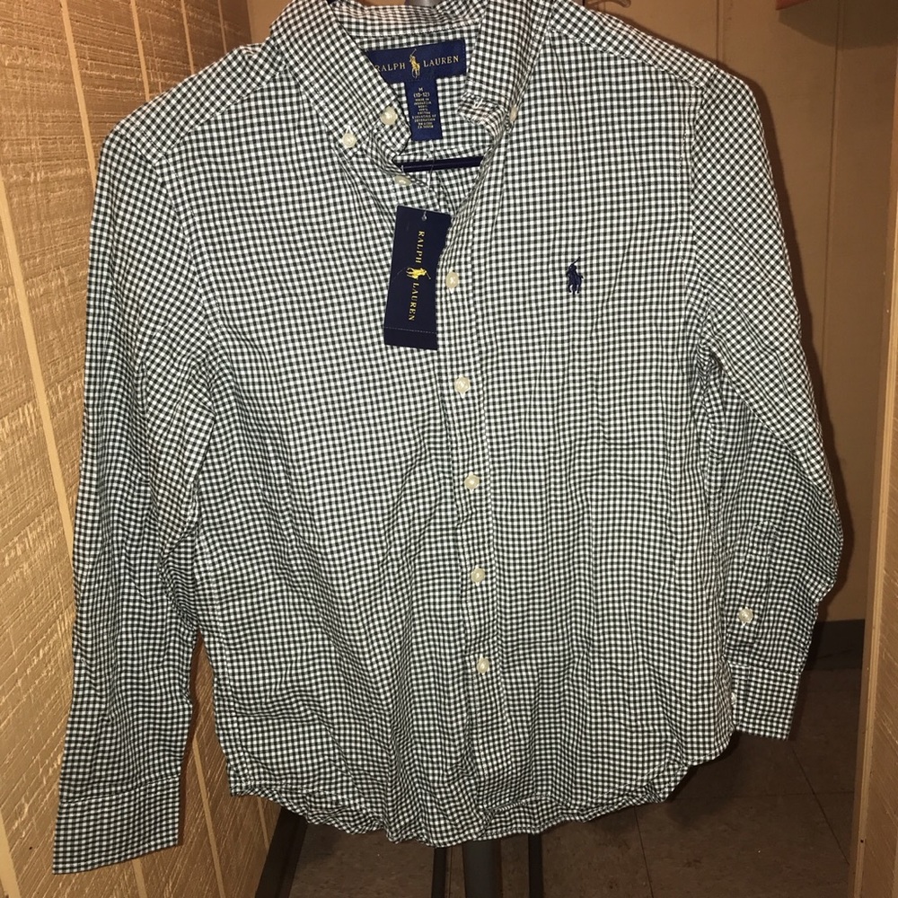 Boys Medium button up